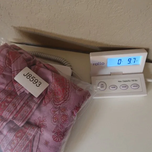 J Jill Top Womens 3X Split Neck Border Print Paisley Lavender Paisley Cotton - Picture 9 of 9